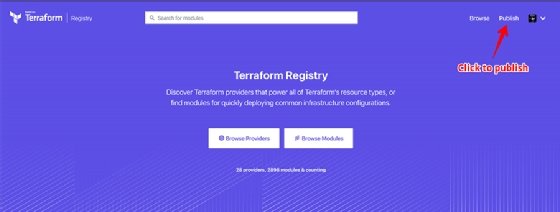 publish Terraform module