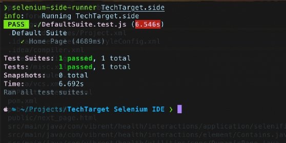 How To Use Selenium Ide For Record And Playback Testing Techtarget 0448