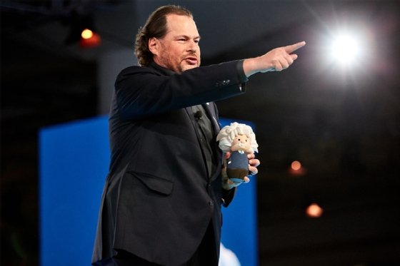 Salesforce CEO Marc Benioff at Dreamforce 2019