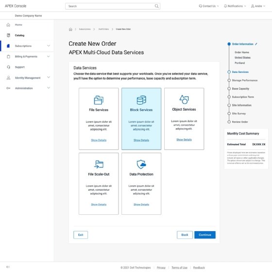 Dell Apex Multi-Cloud Data Services.