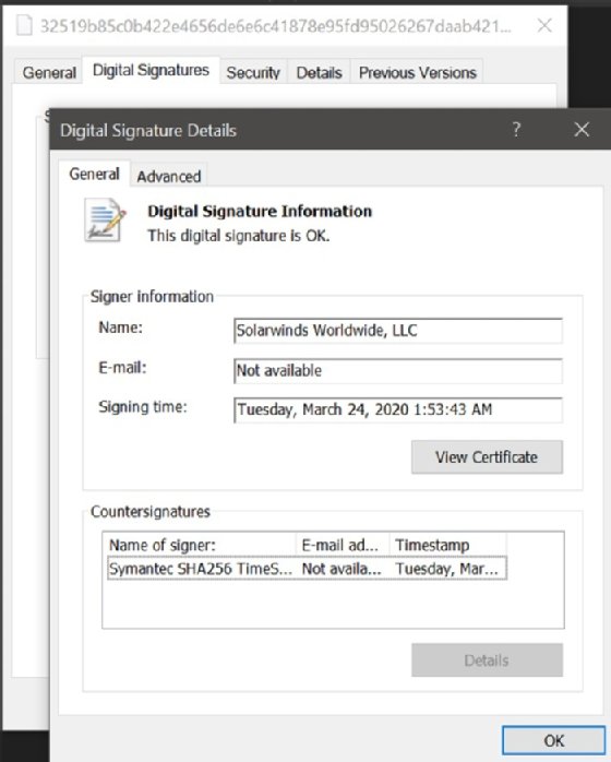 SolarWinds backdoor