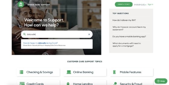 A screenshot of Zendesk for Service's UI