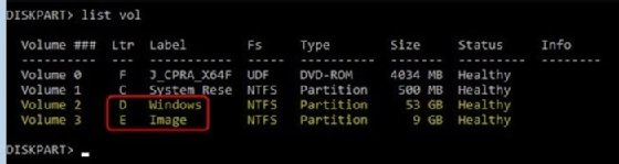 Hyper-V list vol value