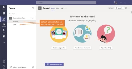 How to add a team to SharePoint sites, step 4