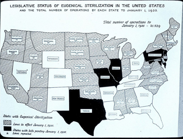 By 1935, over 20,000 unwanted sterilizations had been performed in the United States. By the 1970s, that number would more than triple.