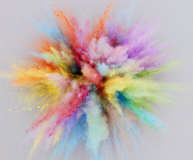 Colorful Powder Explosion